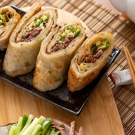 牛肉捲餅__Beef Pancake Roll